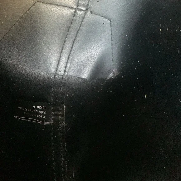 Victoria's Secret Black Trapezoidal Tote.used in good condition. - Picture 9 of 9